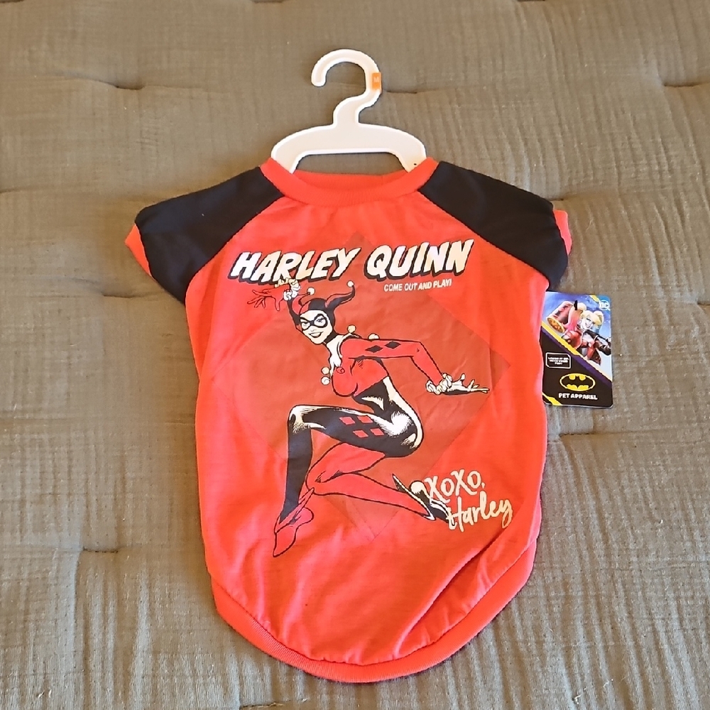 Harley Quinn Pet Apparel - Red and Black